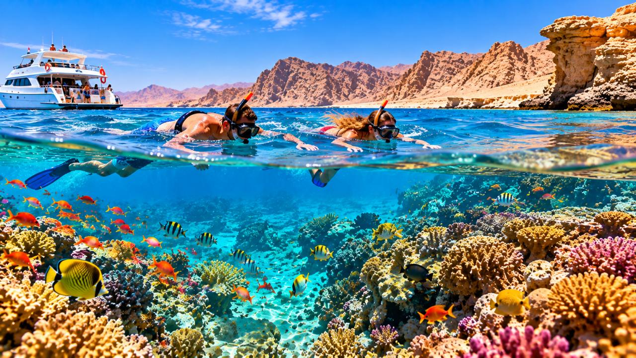Гмуркане и шнорхелинг в красивите рифове на Червено Море