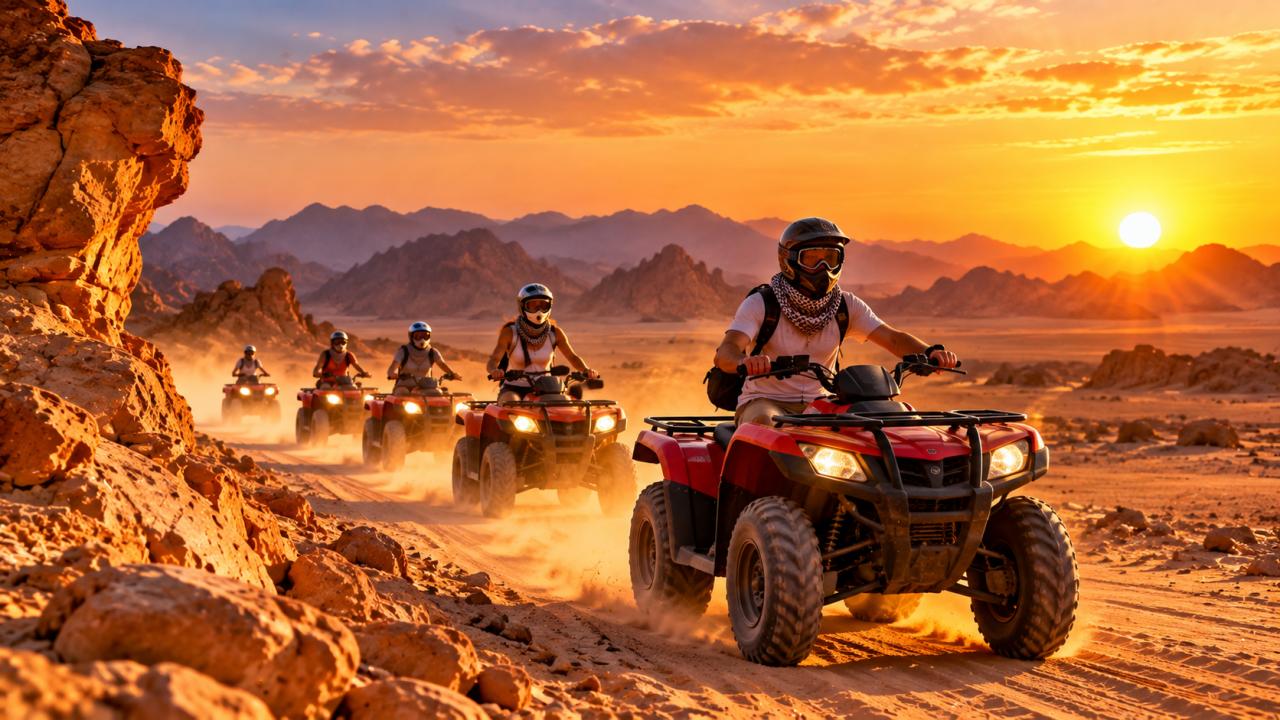 Quad Sun Set – разходка из Арабската пустиня с ATV